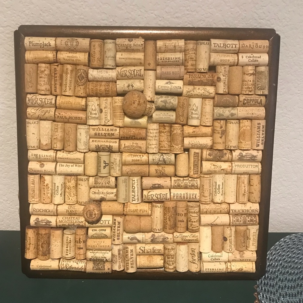 Handmade ๐พ Cork Board ๐ท Wine Cork Crafts - Picture 2 of 7